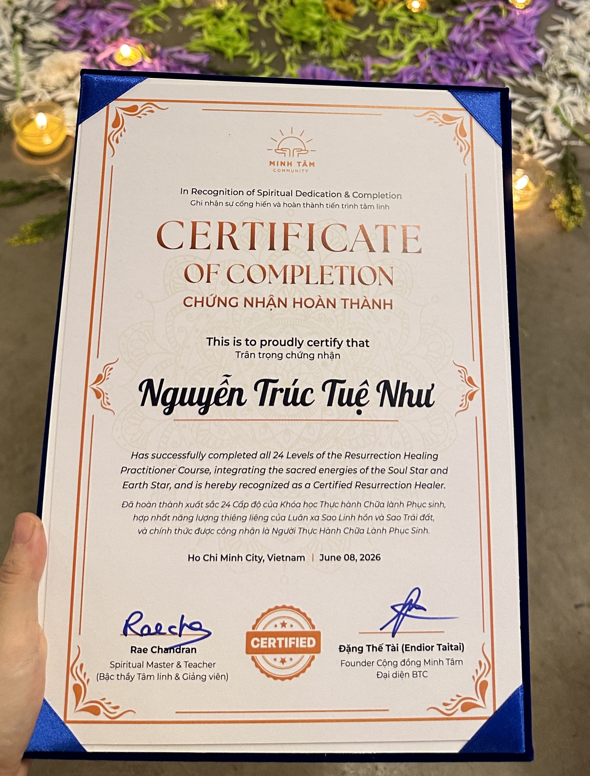 Tuệ Như trong hành trình khám phá và chuyển hóa bản thân